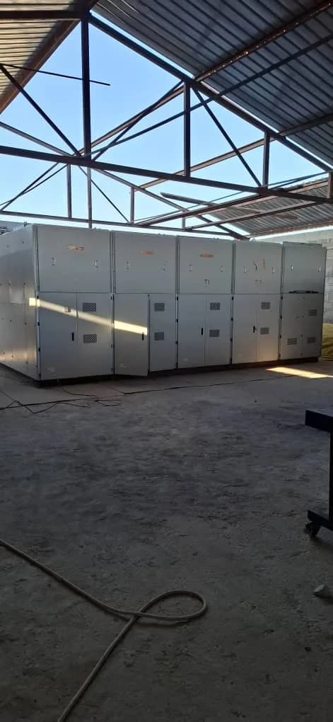 Interior view of the electrical switchroom
